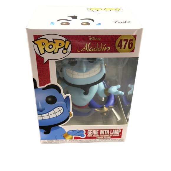 Funko POP! #476 Disney Aladdin Genie with Lamp Vinyl Figure - Picture 1 of 12